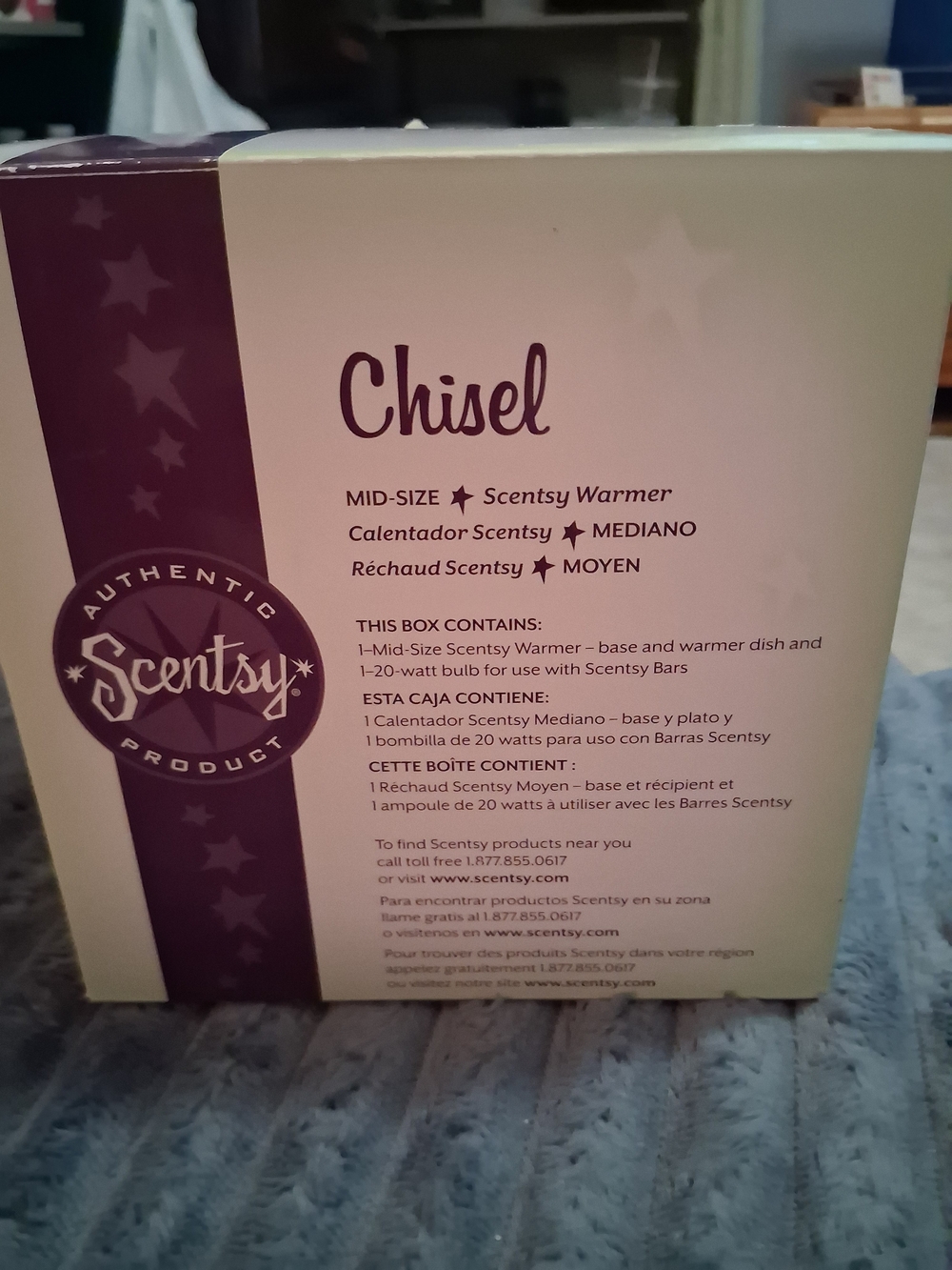 NIB Scentsy Chisel Mid-Size Warmer